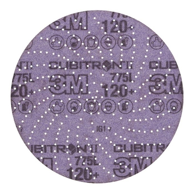 Круг шлифовальный, 120+, 125 мм, Клин Сэндинг, 3M™ Cubitron™ II Hookit™ 775L № 86823, 50 шт./уп.