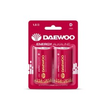 Батарейка D LR20EA-2B 1,5V alkaline 2021 BL-2шт DAEWOO ENERGY