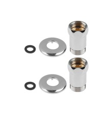 Американка прямая 3/4" вн. х 3/4" нар. ХРОМ, AV Engineering (2 шт. в уп.)