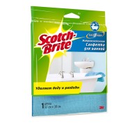 Салфетка Scotch-Brite® Микроволоконная для ванной, 30 см х 32 см, 1 шт./упак.
