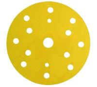 Круг абразивный, золотой, 15 отверстий, Р120, 150 мм,3M™ Hookit™ 255P+