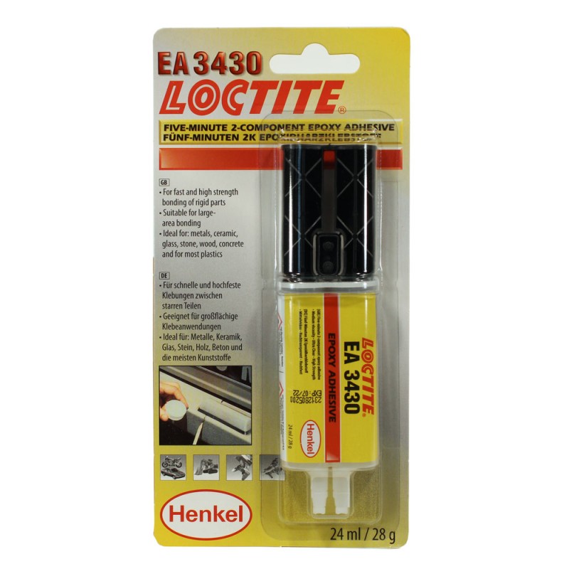 Клей двухкомпонентный эпоксидный пятиминутный LOCTITE EA 3430 24ml Клей двухкомпонентный эпоксидный пятиминутный LOCTITE EA 3430 24ml