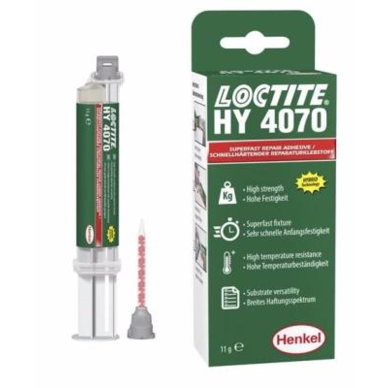 Клей двухкомпонентный сверхбыстрый структурный LOCTITE® HY 4070 11g Клей двухкомпонентный сверхбыстрый структурный LOCTITE® HY 4070 11g
