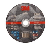 Круг Отрезной Silver, T41, 180 мм х 3 мм х 22 мм, 51803, 25 шт./уп., 50 шт./кор.