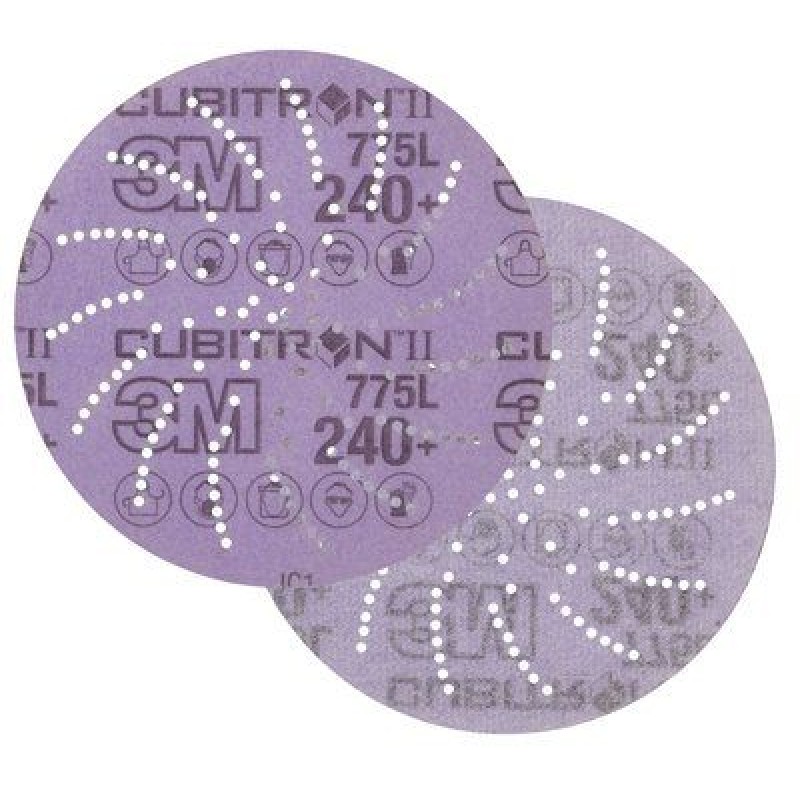 Круг Шлифовальный, 240+, 125 мм, Клин Сэндинг, 3M™ Cubitron™ II Hookit™ 775L № 47097, 50 шт./уп.