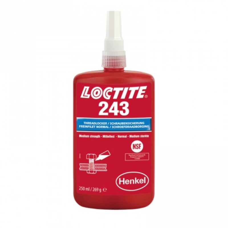 Фиксатор резьбы средней прочности LOCTITE 243 250мл