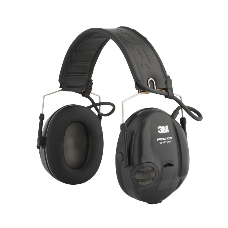 Наушники активные для стрельбы 3М PELTOR SportTac™, 2 цвета чашек: красный и чёрный