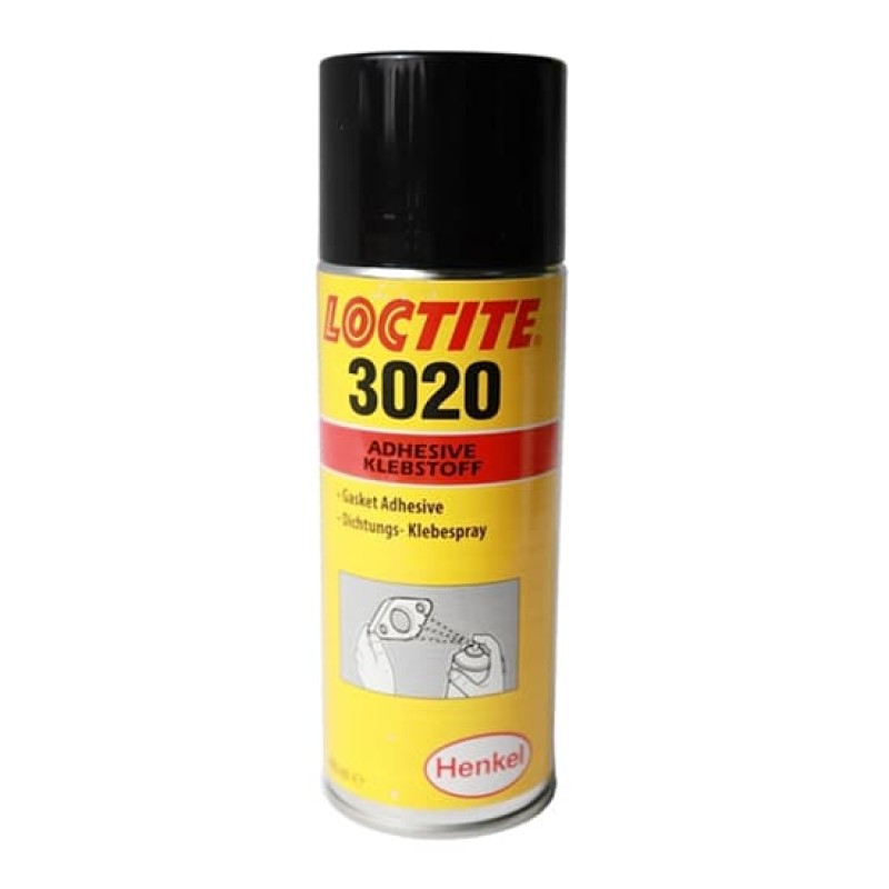 Клей синтетический в аэрозольном баллоне красного цвета LOCTITE MR 3020 400ML