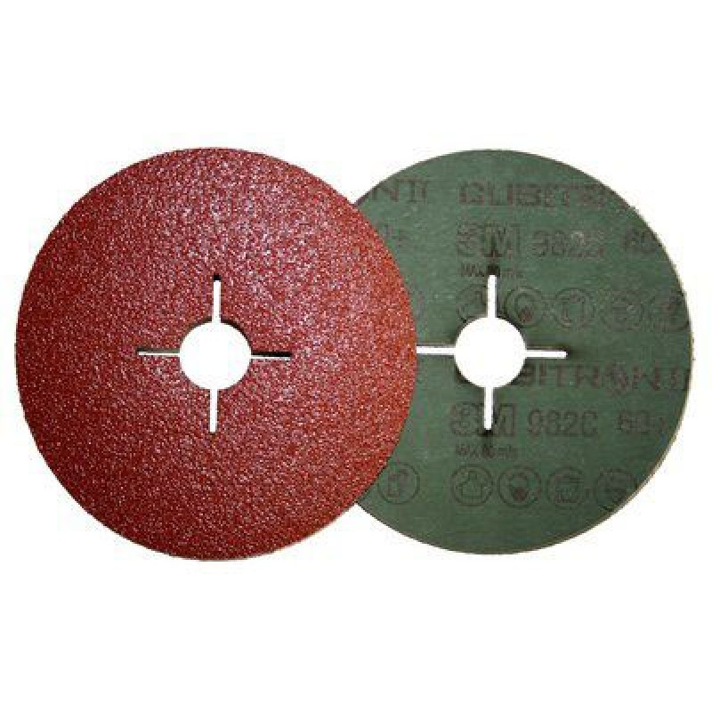 Круг фибровый, 60+, 3M™ Cubitron™ II 982C, 125 мм х 22 мм, 25 шт./уп. № 27624
