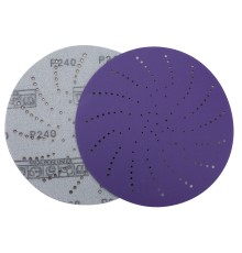 Круг шлифовальный c мультипылеотводом Purple, P240, PROBOS CERAMIC FILM Hookit CF775, 125 мм