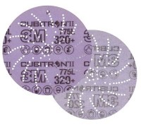 Круг шлифовальный, 320+, 150 мм, Клин Сэндинг, 3M™ Cubitron™ II Hookit™ 775L № 47082, 50 шт./уп.