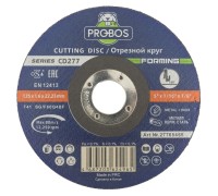 Круг отрезной PROBOS FORMING CD277 T41 metal&lnox 125х1,6х22,23