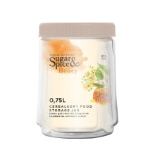 Банка для сыпучих продуктов Honey 0,75 л, латте, SUGAR&SPICE