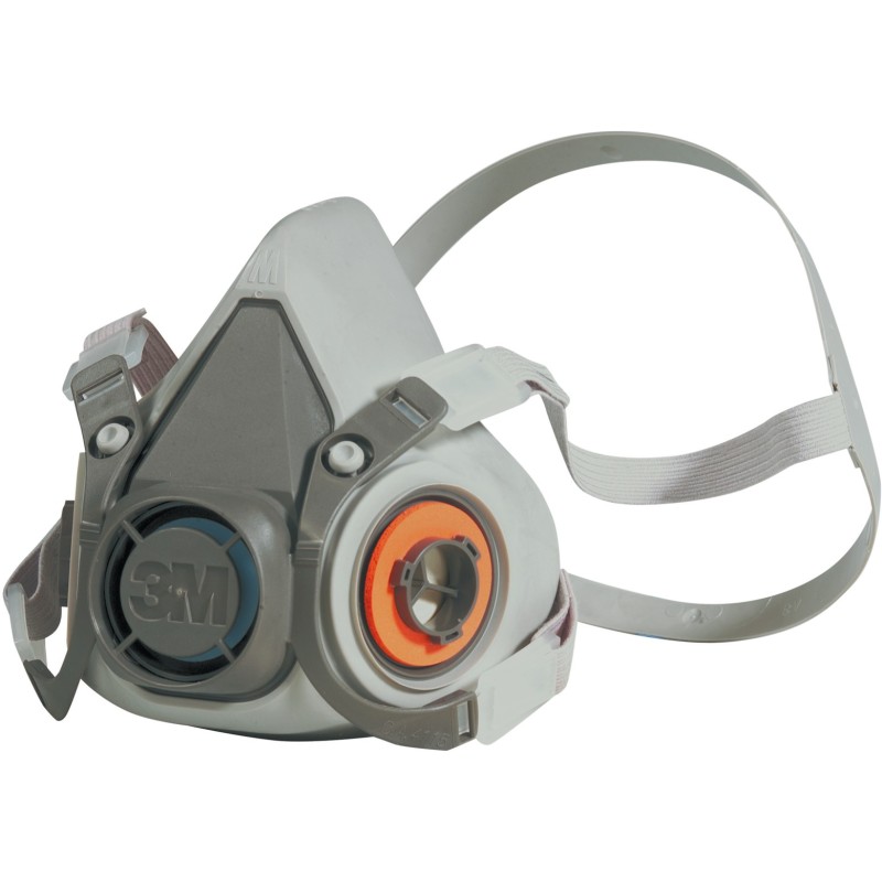 Полумаска серии 3M™ 6200 3M™ 6000, размер - средний (M) 8 шт./кор. Полумаска серии 3M™ 6200 3M™ 6000, размер - средний (M) 8 шт./кор.