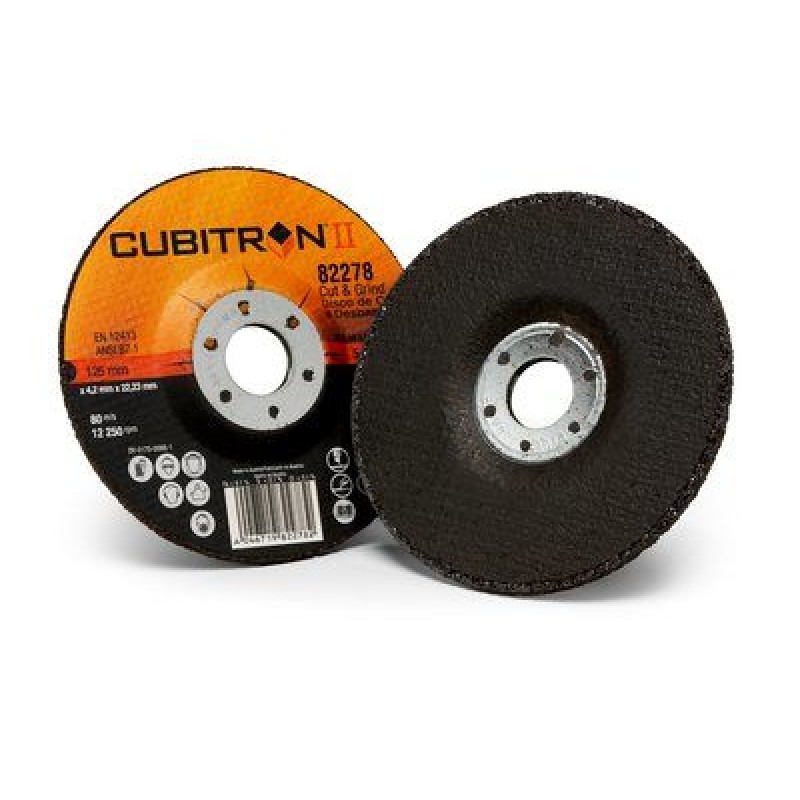 Круг зачистной Cubitron II Cut & Grind 180мм х 4.2мм х 22мм 81148