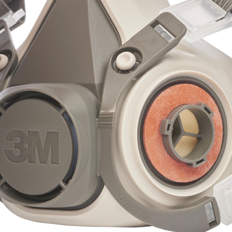 Полумаска серии 3M™ 6200 3M™ 6000, размер - средний (M) 8 шт./кор. Полумаска серии 3M™ 6200 3M™ 6000, размер - средний (M) 8 шт./кор.