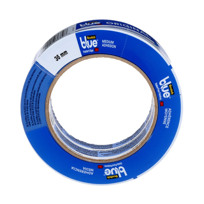 Малярная лента для большинства поверхностей ScotchBlue™ 36 мм x 54,8 м, 2090-36 16 шт./кор.