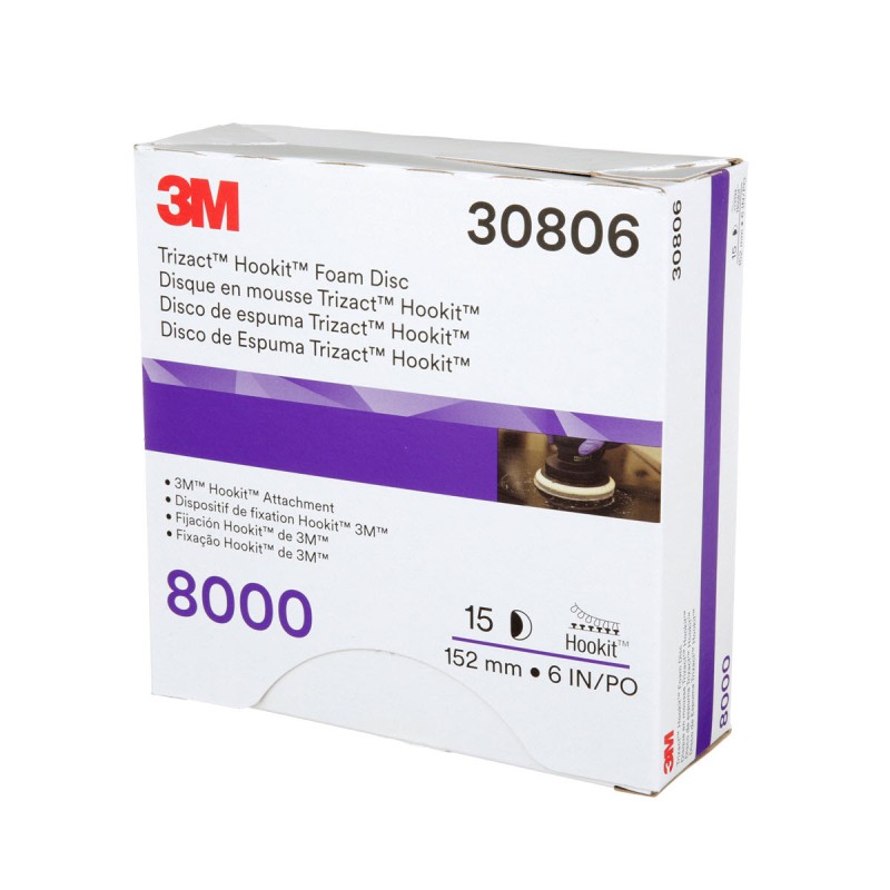 Круг полировальный 443SA, Р8000, 150 мм 3M™ Trizact™
