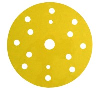 Круг абразивный, золотой, 15 отверстий, Р180, 150 мм,3M™ Hookit™ 255P+