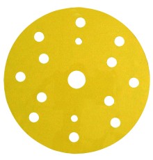 Круг абразивный, золотой, 15 отверстий, Р180, 150 мм,3M™ Hookit™ 255P+
