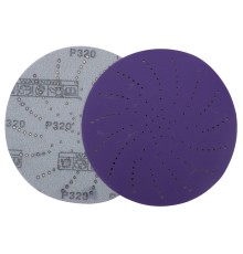 Круг шлифовальный c мультипылеотводом Purple, P320, PROBOS CERAMIC FILM Hookit CF775, 125 мм