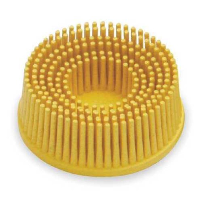 Круг Scotch-Brite™ Roloc™ Bristle RD-ZB, P80, желтый, 50 мм, № 07525, 10 шт./уп.