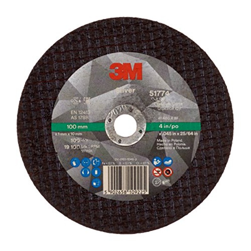 Круг Отрезной Silver, Т41 100 мм x 1 мм x 10 мм №51774