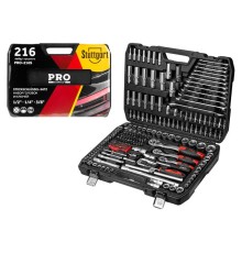 Набор головок и ключей 216пр. 1/4",3/8",1/2" PRO STARTUL STUTTGART (PRO-216S)
