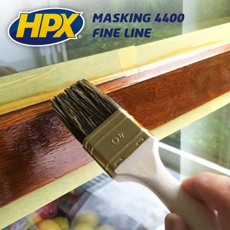 Малярная лента HPX4400 100С 25мм х 25м оранжевая