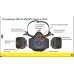 Полумаска 3M™ Secure Click™ HF-802SD, размер средний