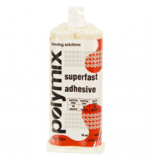 Двухкомпонентный тиксотропный полиуретановый клей POLYMIX Super Fast Adhesive 50мл