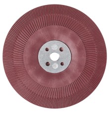 Оправка для фибровых кругов, 180 мм х 22 мм, рeбристая, M14 и 5/8, № 64862