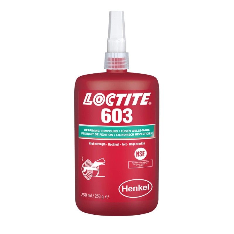 Фиксатор вал-втулочный высокопрочный LOCTITE 603 250мл