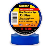 Изолента ПВХ высшего класса Scotch® 35, синяя, 19 мм х 20 м