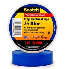 Изолента ПВХ высшего класса Scotch® 35, синяя, 19 мм х 20 м