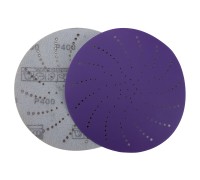 Круг шлифовальный c мультипылеотводом Purple, P400, PROBOS CERAMIC FILM Hookit CF775, 125 мм