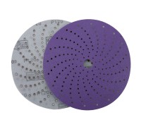 Круг шлифовальный c мультипылеотводом Purple, P120, PROBOS CERAMIC FILM Hookit CF775, 150 мм