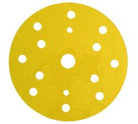 Круг абразивный, золотой, 15 отверстий, Р220, 150 мм,3M™ Hookit™ 255P+