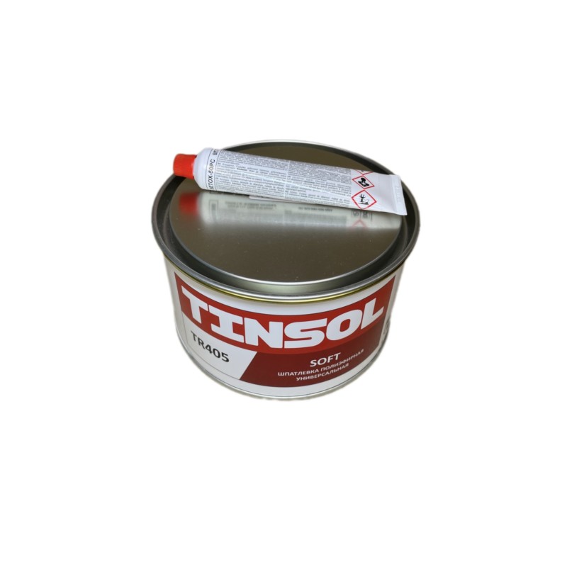 Универсальная полиэфирная шпатлевка TINSOL TR405 Soft, 1,8кг