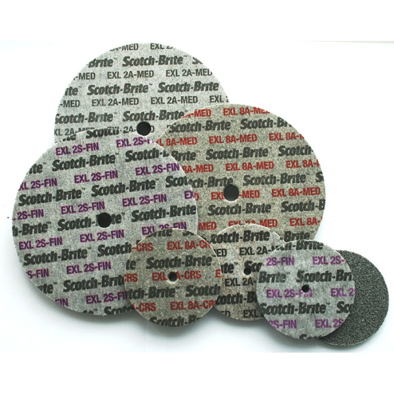 Круг Scotch-Brite™ XL-UW, 2S FIN, 150 мм х 6 мм х 13 мм, № 13741, 8 шт./кор.