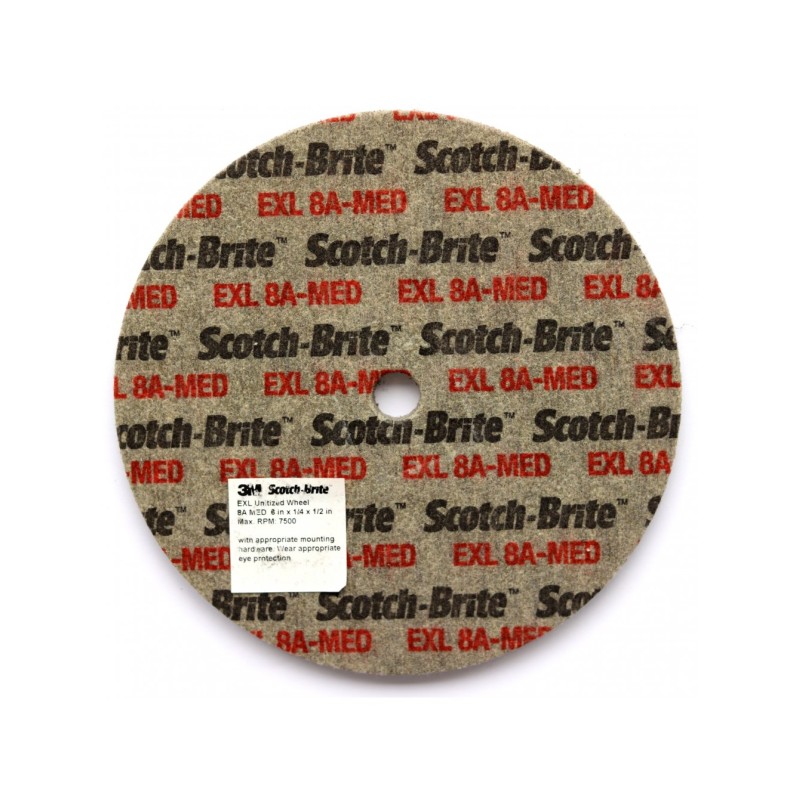 Круг Scotch-Brite™ XL-UW , 8A MED, 150 мм х 6 мм х 13 мм, № 13778, 8 шт./кор.