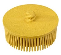 Круг Scotch-Brite™ Roloc™ Bristle RD-ZB, P80, желтый, 75 мм, № 07527, 10 шт./уп.