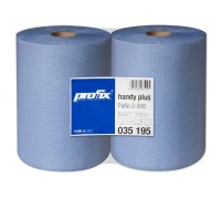 Индустриальная бумага PROFIX HANDY PLUS, цвет синий, 2 слоя (500 лист/рул , 38 х 36 см, 2 рул/уп.)