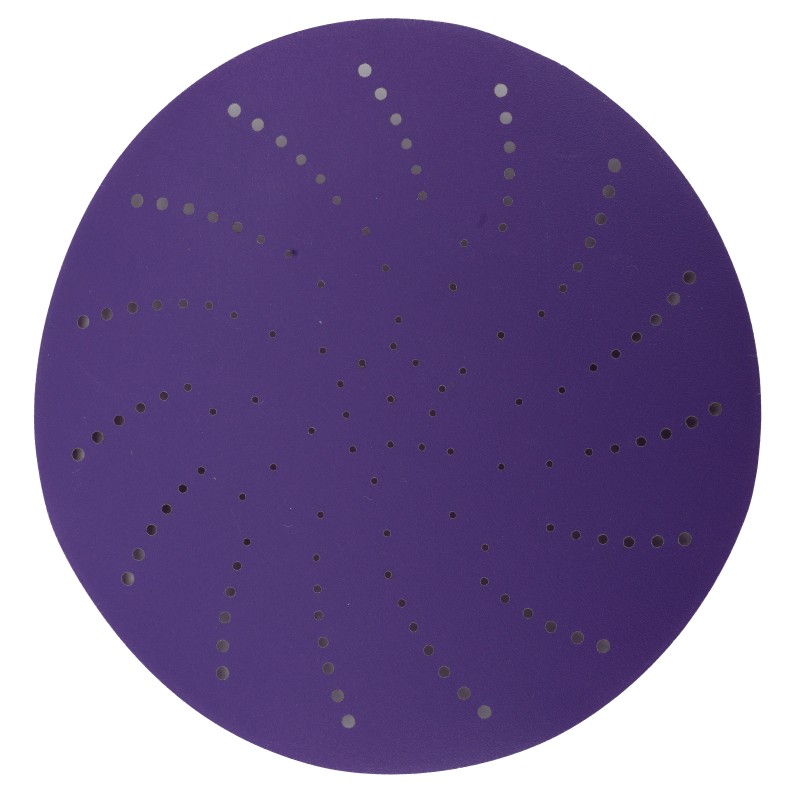 Круг шлифовальный c мультипылеотводом Purple, P400, PROBOS CERAMIC FILM Hookit CF775, 125 мм