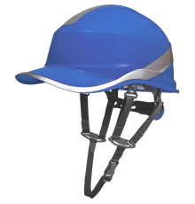 Каска защитная BASEBALL DIAMOND V UP из ABS синего цвета