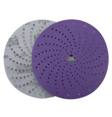 Круг шлифовальный c мультипылеотводом Purple, P120, PROBOS CERAMIC FILM Hookit CF775, 150 мм