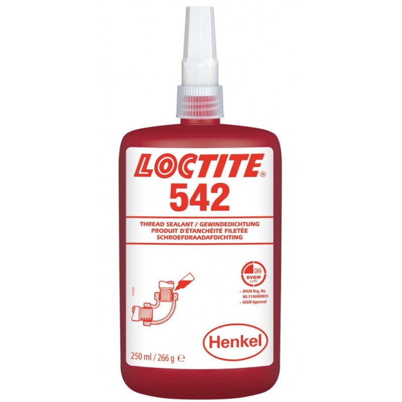 Уплотнитель резьбовой, текучий LOCTITE 542 250ml