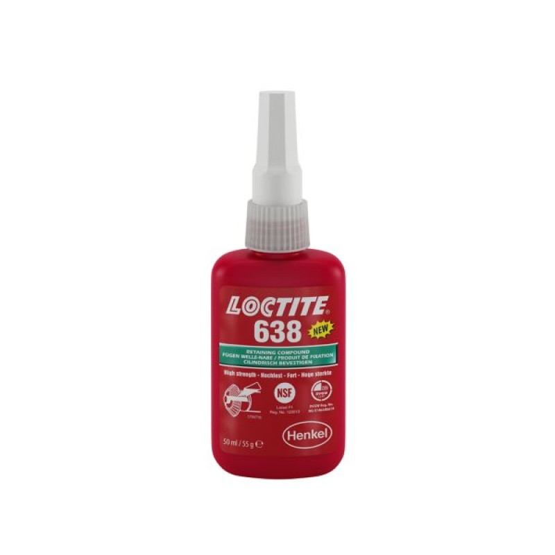 Фиксатор вал-втулочный быстроотверждаемый LOCTITE 638 50мл
