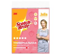 Салфетка универсальная Scotch-Brite GPW-STR,с ароматом клубники,37см х40см,3 шт/уп