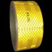 Лента световозвращающая сегментированная для тентов RTLITE RT-V104 50 мм х 10 м, жёлтая